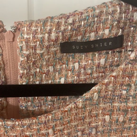 Pink Tweed Mini Dress - Picture 6 of 9